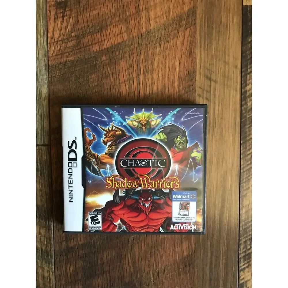 Nintendo ds Chaotic Shadow game cartridge with case